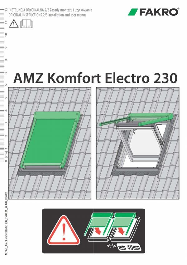 Installation instructions: AMZ Komfort Electro 230 (MULTI)