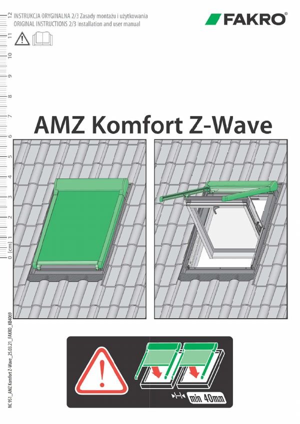 Installation instructions: AMZ Komfort Z-Wave (MULTI)