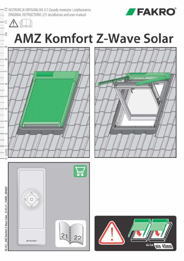 Installation instructions: AMZ Komfort Z-Wave Solar (MULTI)