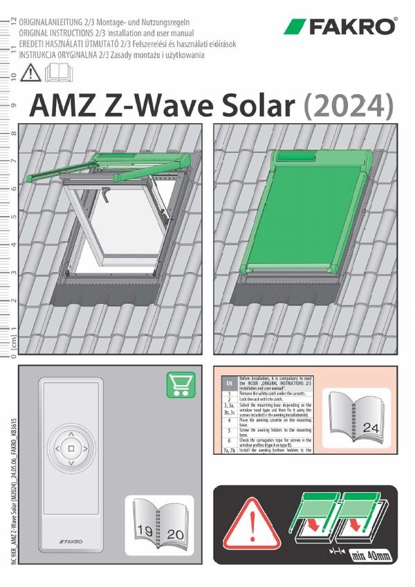 Installation instructions: AMZ Z-Wave Solar (MULTI)