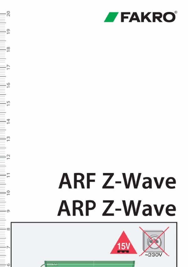 Installation instructions: ARF Z-Wave, ARP Z-Wave (MULTI)