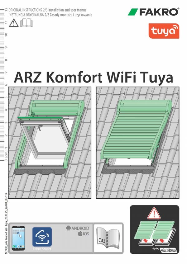 Installation instructions: ARZ Komfort WiFi Tuya (MULTI)