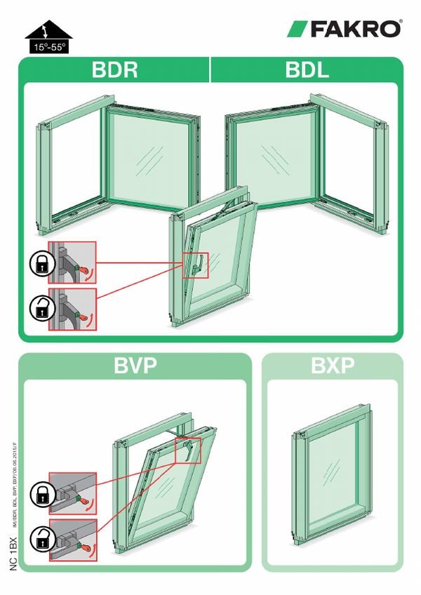Installation instructions: BDR, BDL, BVP, BXP (MULTI)