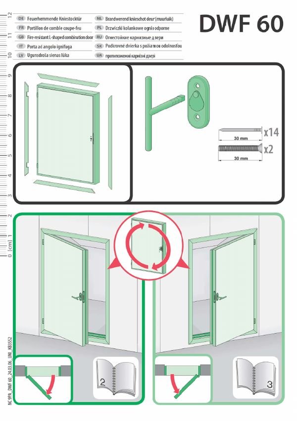 Installation instructions: DWF 60 (MULTI)