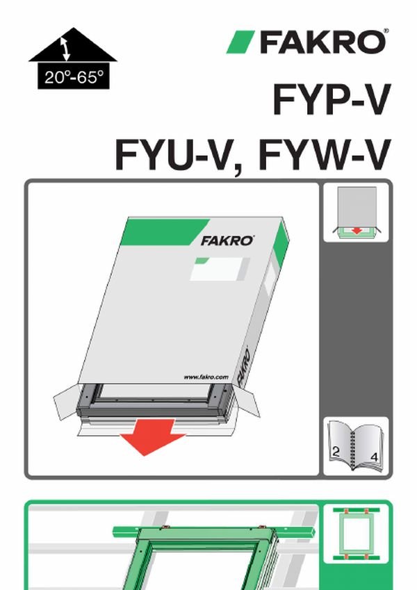 Installation instructions: FYP-V, FYU-V (MULTI)
