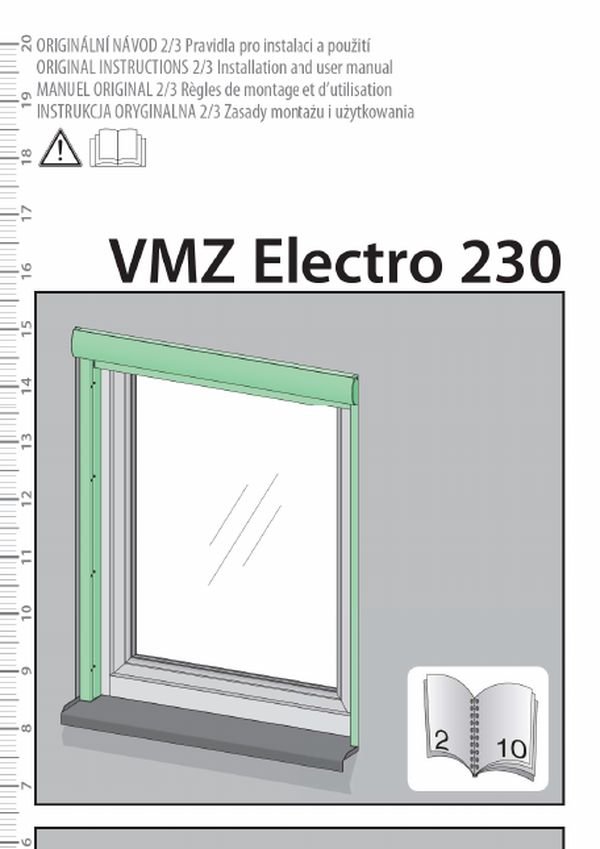 Installation instructions: VMZ Electro 230 (combined guide rails) (MULTI)